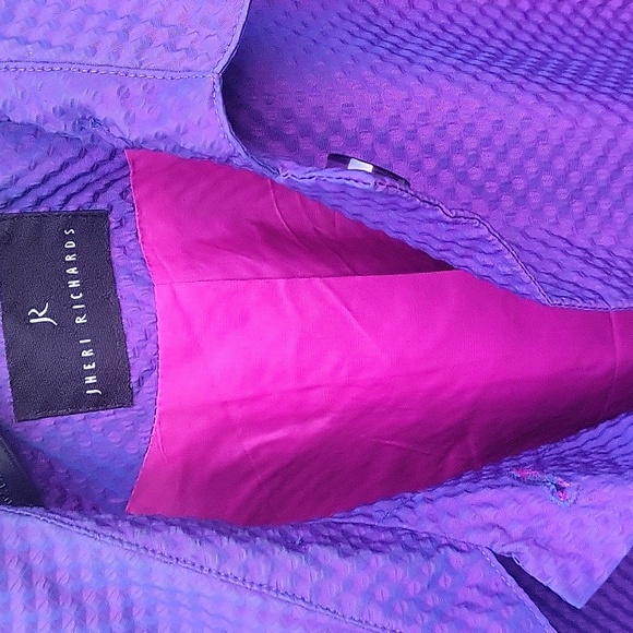 Iridescent Purple light weight jacket - Picture 2 of 6